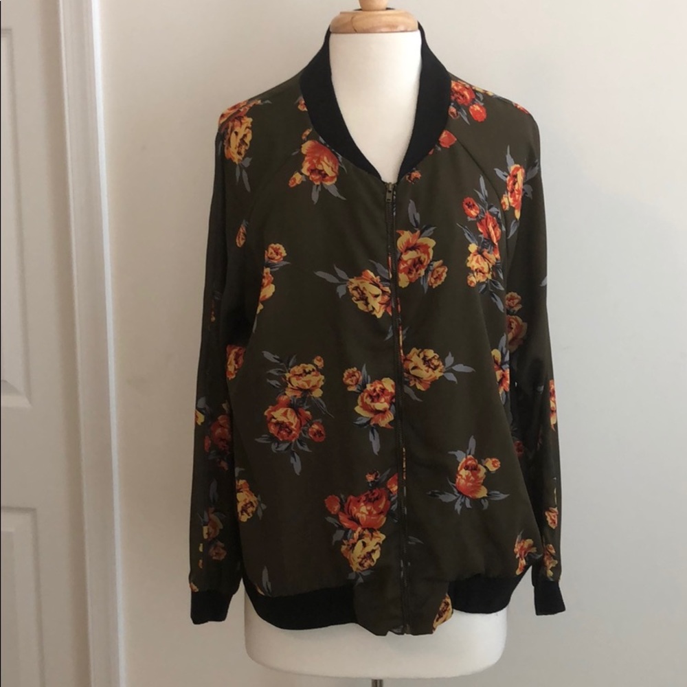 Live 4 Truth Floral Bomber Jacket